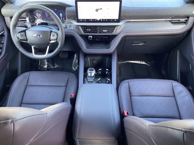 2026 Star White Metallic Tri-Coat Ford Explorer Platinum RWD SUV