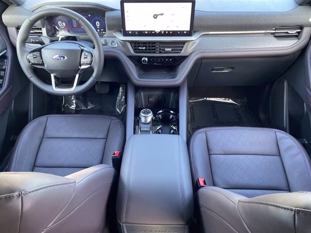 2026 Star White Metallic Tri-Coat Ford Explorer Platinum RWD SUV