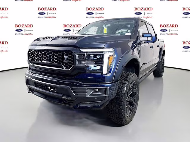 2025 Antimatter Blue Metallic Ford F-150 Lariat Shelby 4X4 Truck