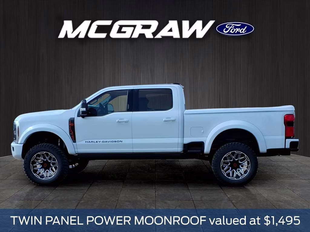 2026 Oxford White Ford Super Duty F-250 SRW Harley Davidson 4X4 Truck