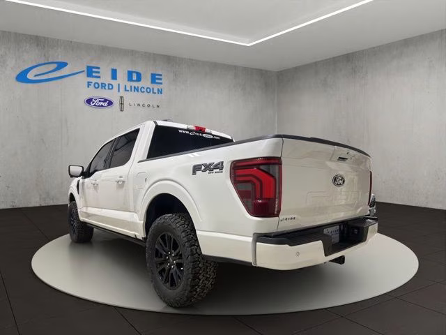 2024 Star White Metallic Tri-Coat Ford F-150 Platinum 4X4 Truck