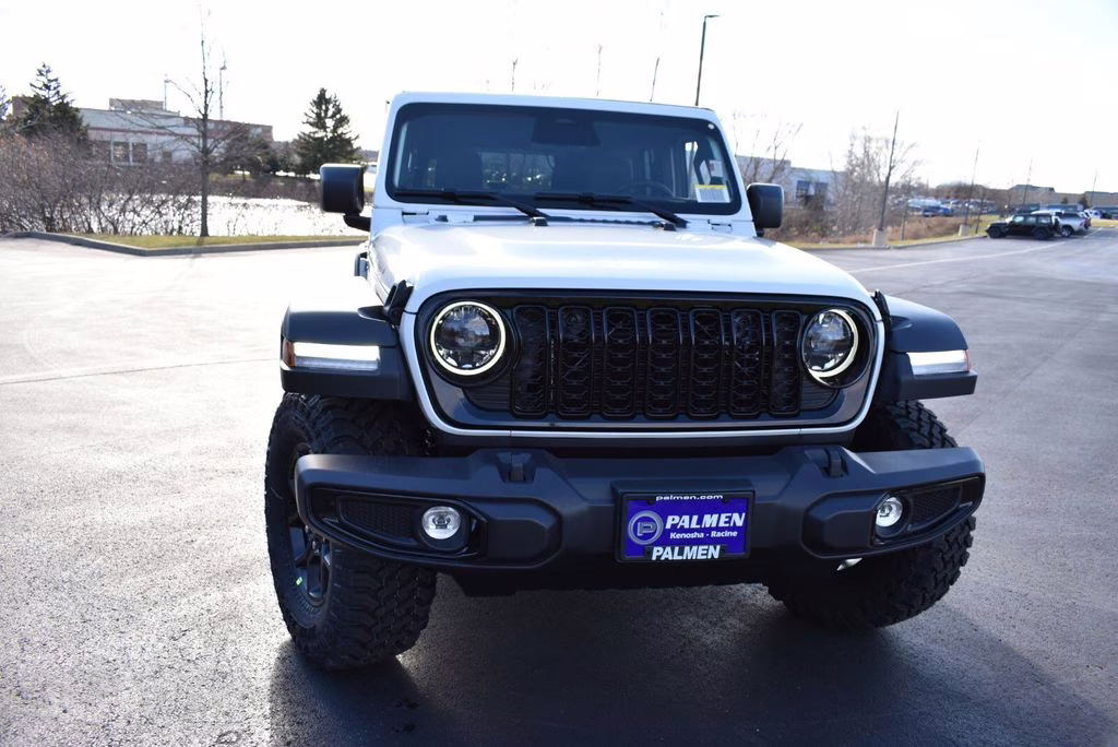 2026 Bright White Clearcoat Jeep Wrangler Willys 4X4 SUV