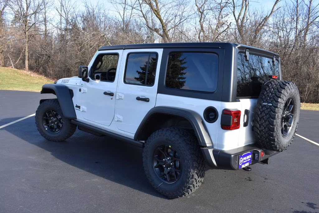 2026 Bright White Clearcoat Jeep Wrangler Willys 4X4 SUV