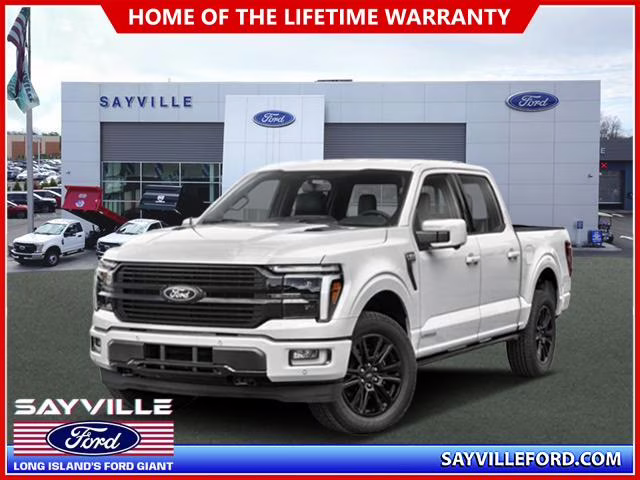 2025 Space White Metallic Ford F-150 Platinum 4WD SuperCrew 5.5' Box 4X4 Truck