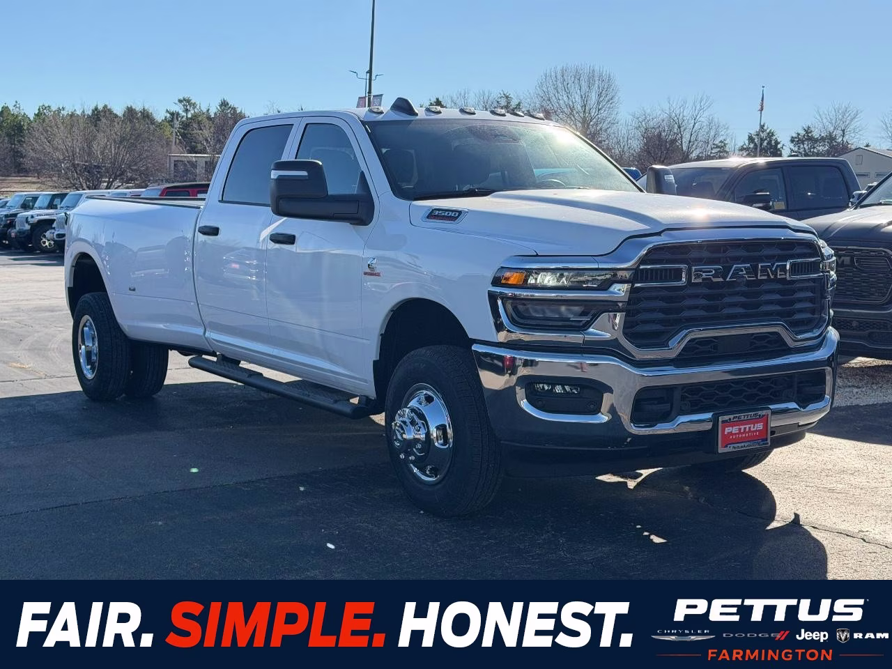 2026 Bright White Clearcoat Ram 3500 Tradesman 4X4 Truck