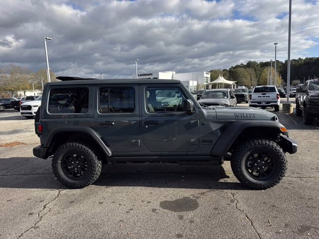 2026 Anvil Clearcoat Jeep Wrangler Willys 4X4 Convertible