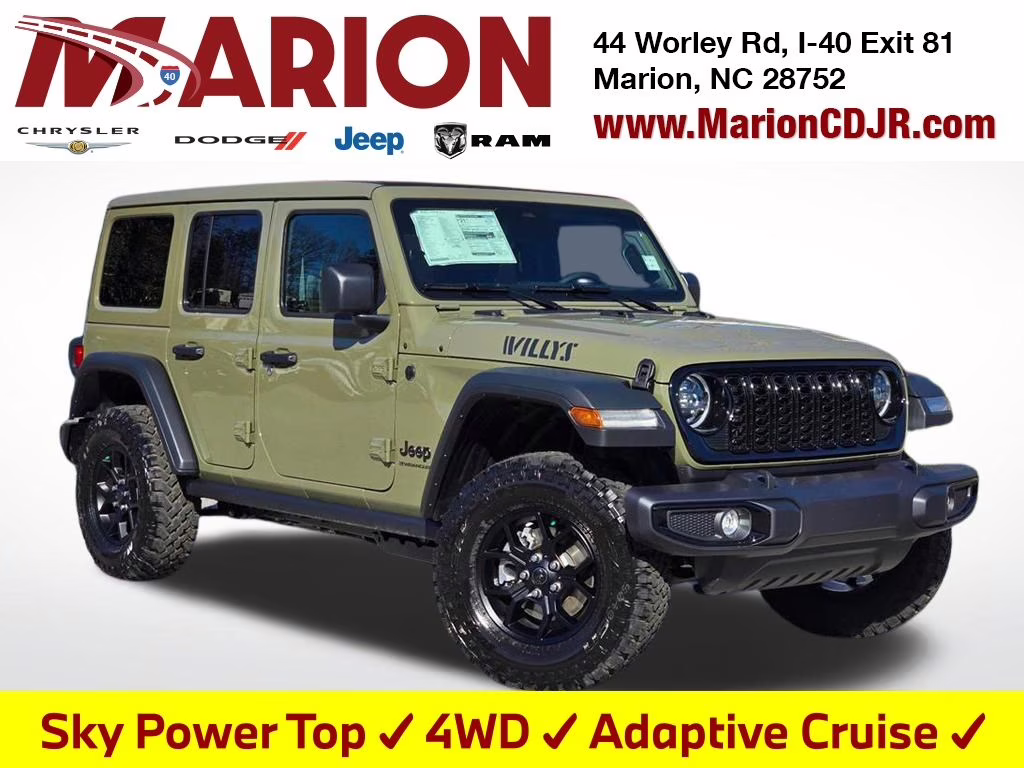 2026 41 Jeep Wrangler Willys 4X4 SUV