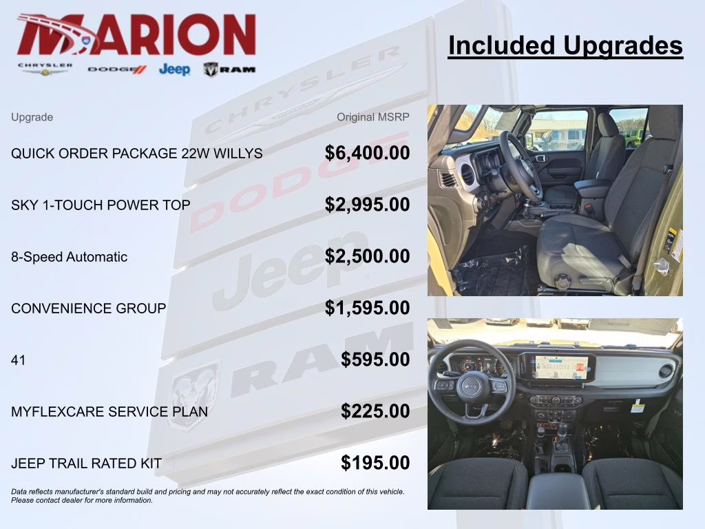 2026 41 Jeep Wrangler Willys 4X4 SUV