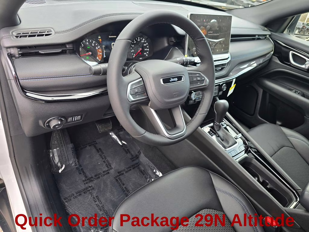 2026 Bright White Clearcoat Jeep Compass Latitude 4X4 SUV