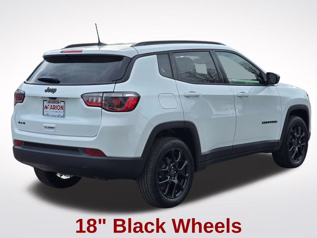 2026 Bright White Clearcoat Jeep Compass Latitude 4X4 SUV