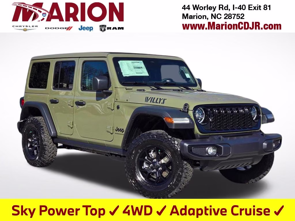 2026 41 Jeep Wrangler Willys 4X4 SUV