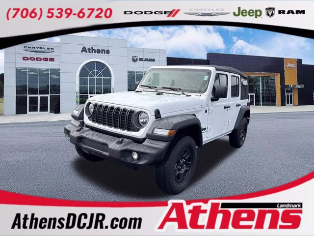 2026 Bright White Clearcoat Jeep Wrangler Sport 4X4 Convertible