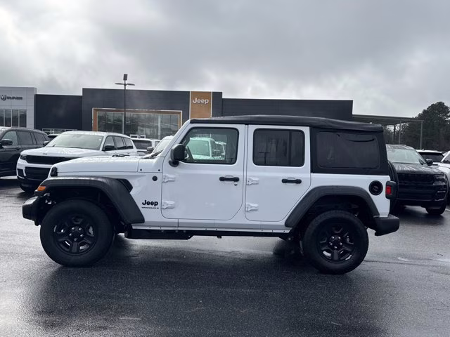 2026 Bright White Clearcoat Jeep Wrangler Sport 4X4 Convertible