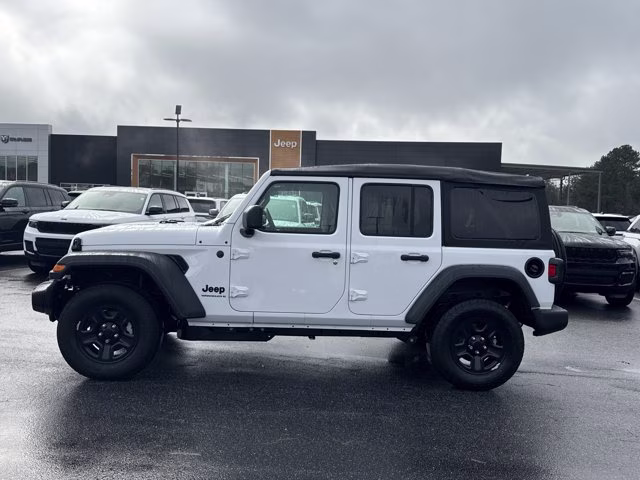 2026 Bright White Clearcoat Jeep Wrangler Sport 4X4 Convertible