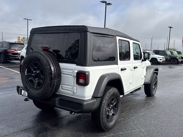 2026 Bright White Clearcoat Jeep Wrangler Sport 4X4 Convertible
