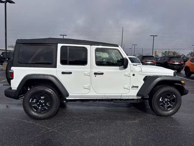 2026 Bright White Clearcoat Jeep Wrangler Sport 4X4 Convertible