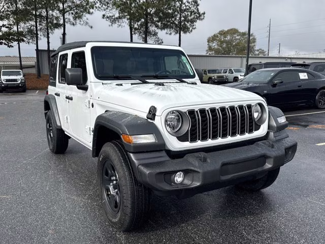 2026 Bright White Clearcoat Jeep Wrangler Sport 4X4 Convertible
