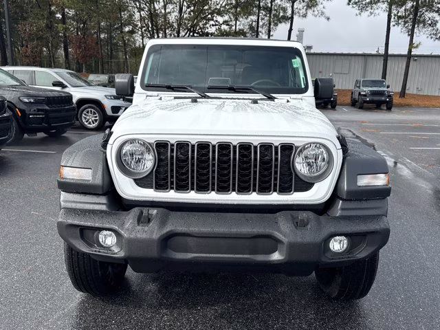 2026 Bright White Clearcoat Jeep Wrangler Sport 4X4 Convertible