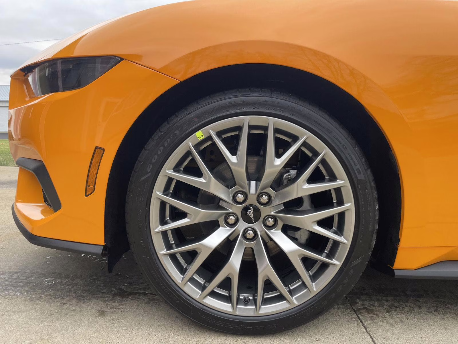2026 Orange Fury Metallic Tri-Coat Ford Mustang EcoBoost RWD Fastback