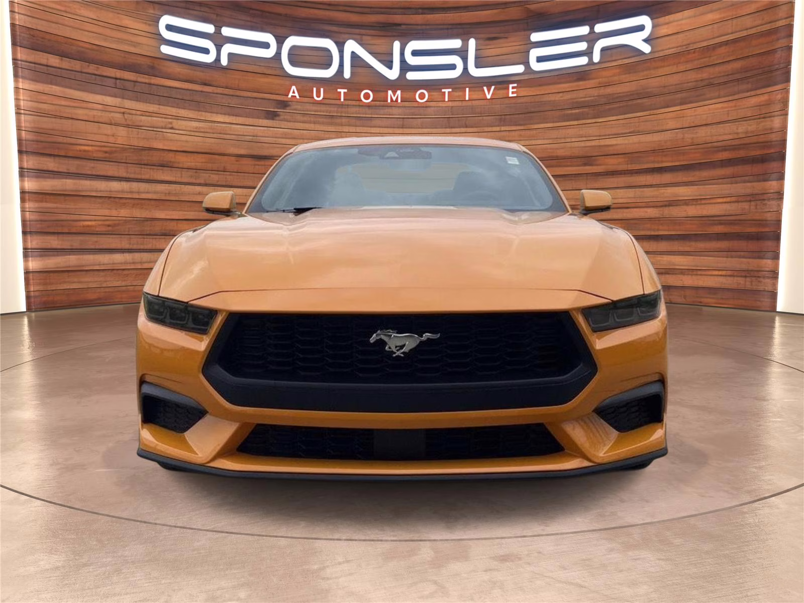 2026 Orange Fury Metallic Tri-Coat Ford Mustang EcoBoost RWD Fastback