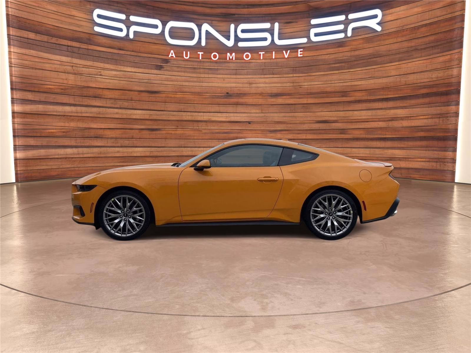 2026 Orange Fury Metallic Tri-Coat Ford Mustang EcoBoost RWD Fastback