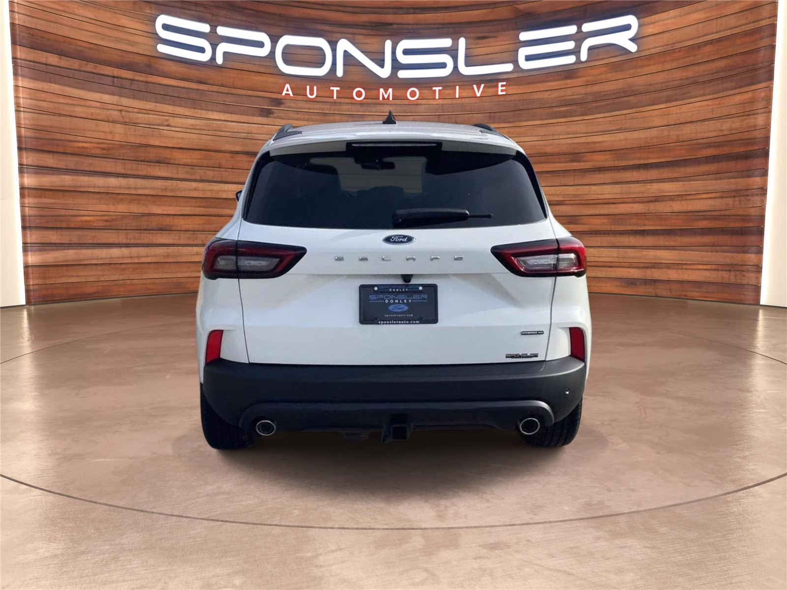 2026 Star White Metallic Tri-Coat Ford Escape ST-Line Select AWD SUV