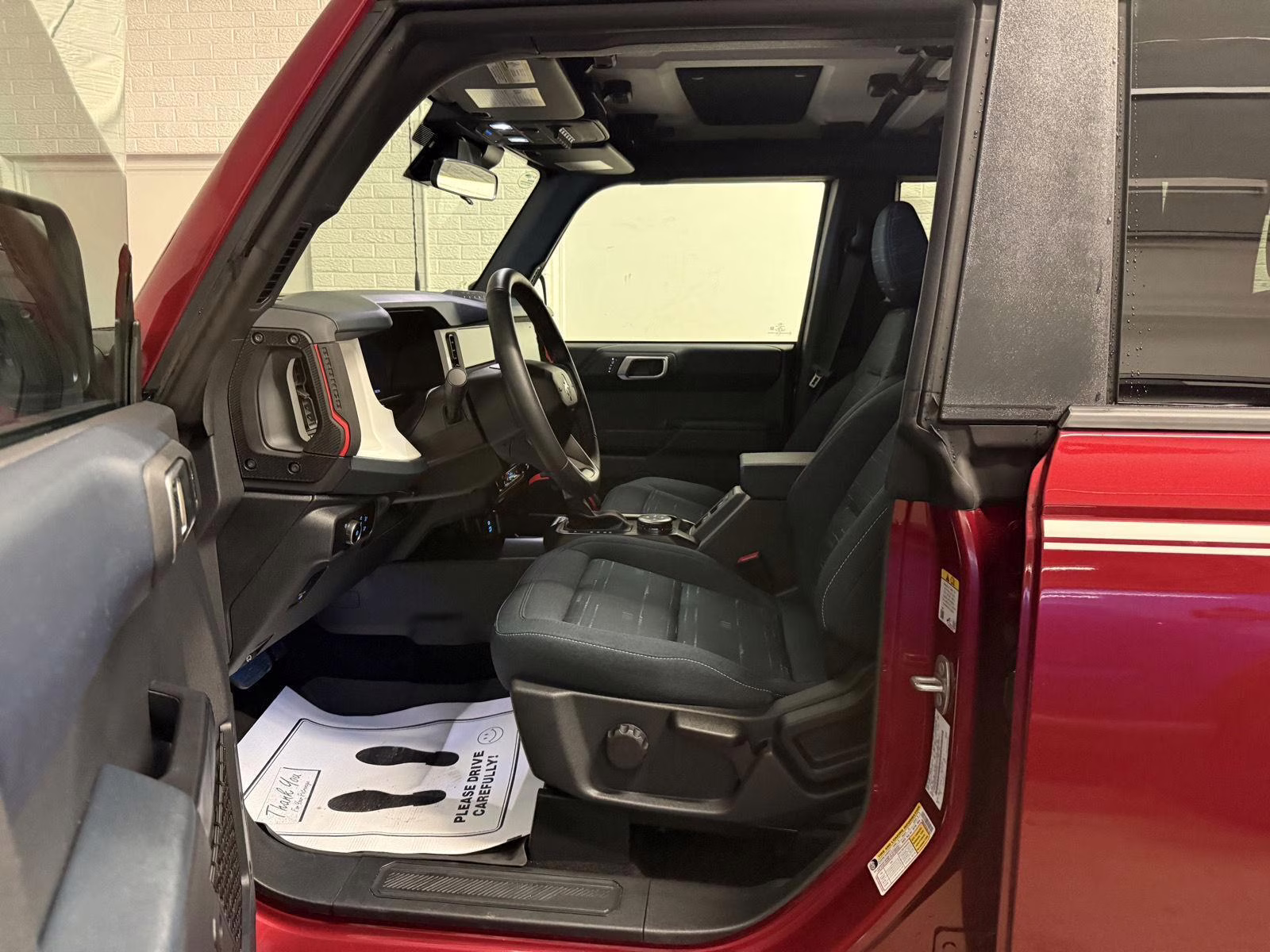 2025 Ruby Red Metallic Tinted Clearcoat Ford Bronco Heritage Edition 4X4 SUV