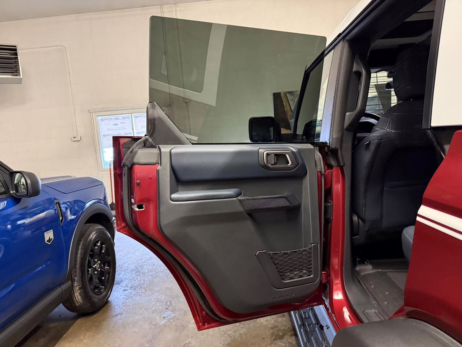 2025 Ruby Red Metallic Tinted Clearcoat Ford Bronco Heritage Edition 4X4 SUV