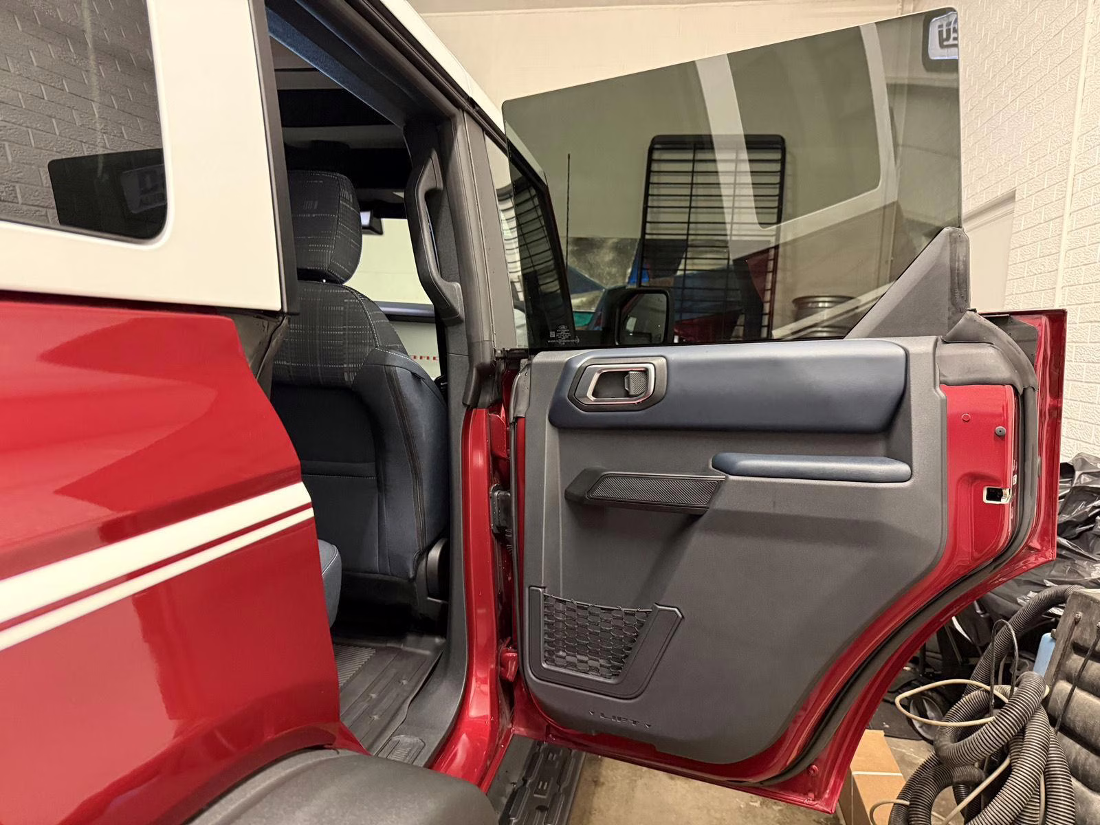 2025 Ruby Red Metallic Tinted Clearcoat Ford Bronco Heritage Edition 4X4 SUV