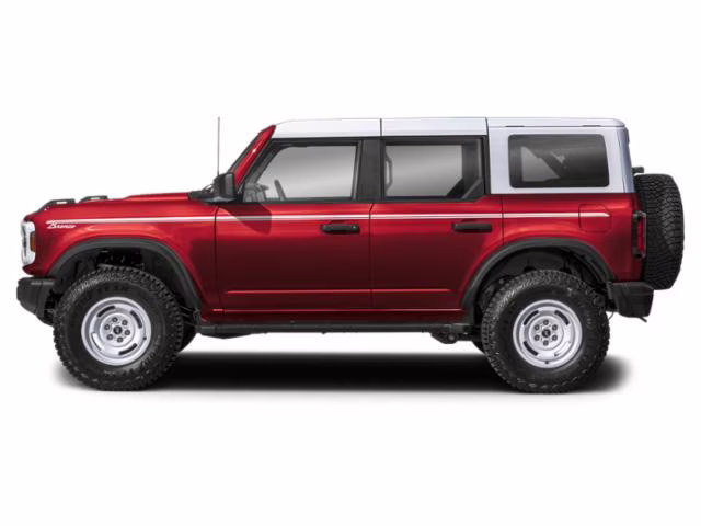 2025 Ruby Red Metallic Tinted Clearcoat Ford Bronco Heritage Edition 4X4 SUV