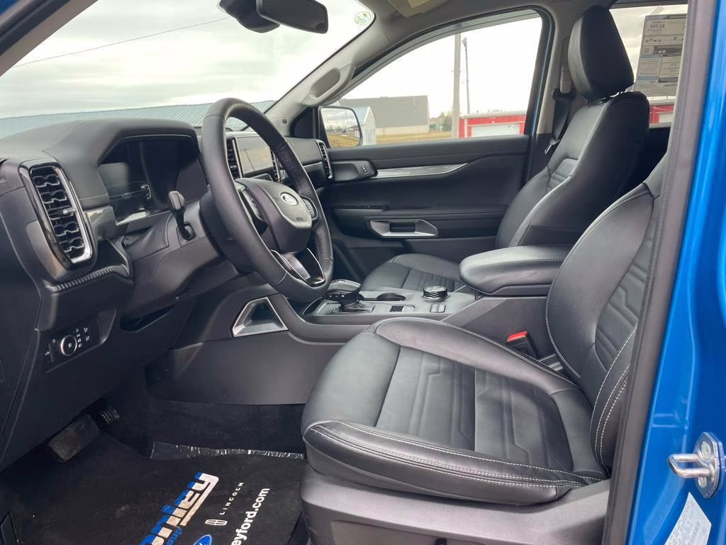 2024 Velocity Blue Ford Ranger LARIAT 4X4 Truck