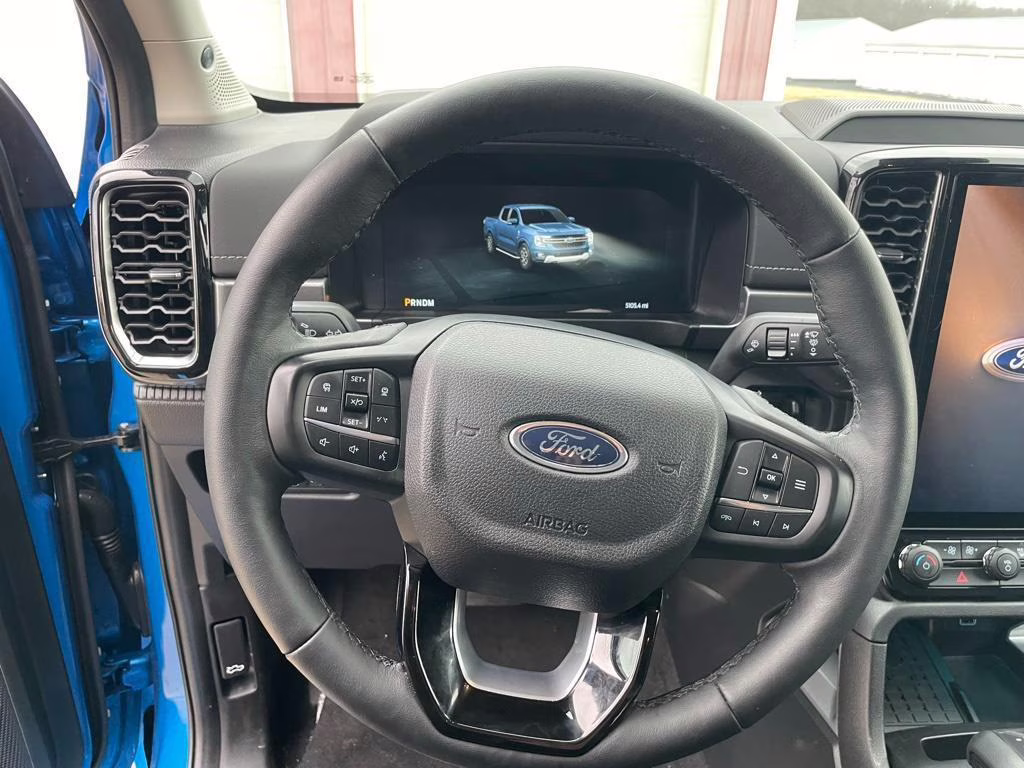 2024 Velocity Blue Ford Ranger LARIAT 4X4 Truck