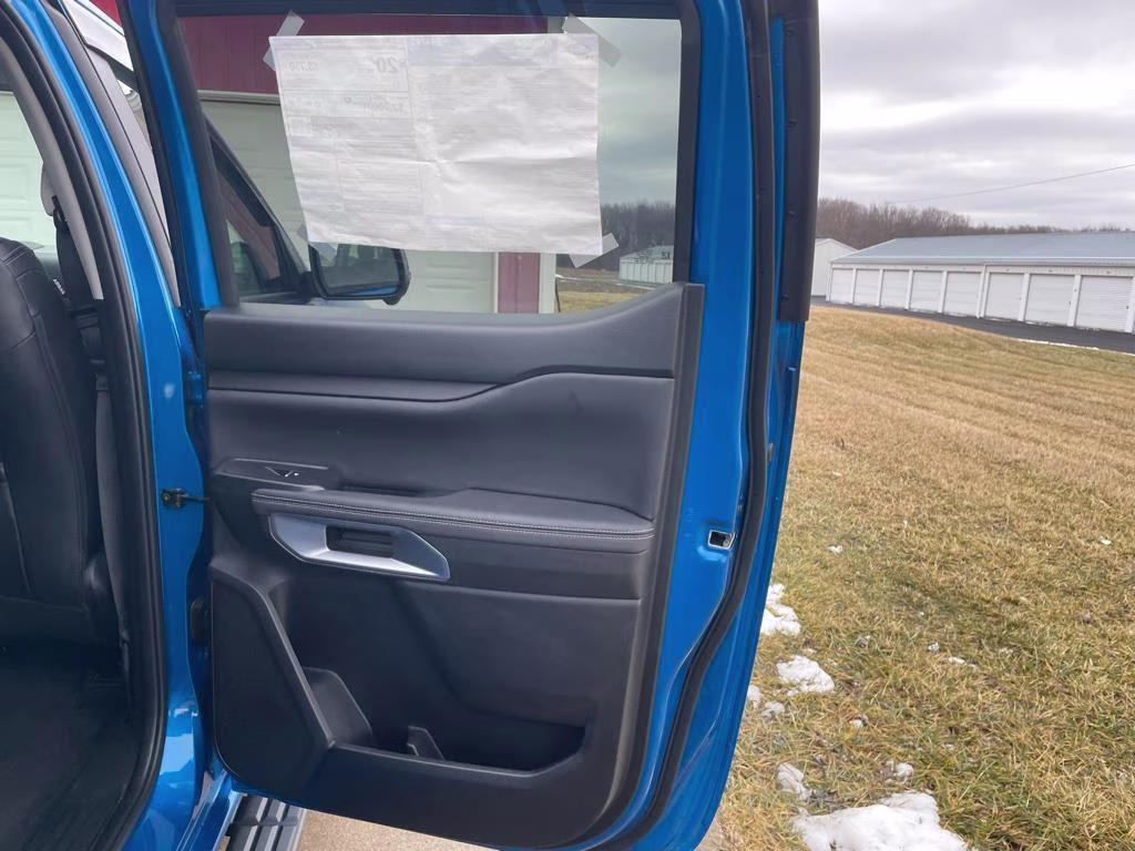 2024 Velocity Blue Ford Ranger LARIAT 4X4 Truck