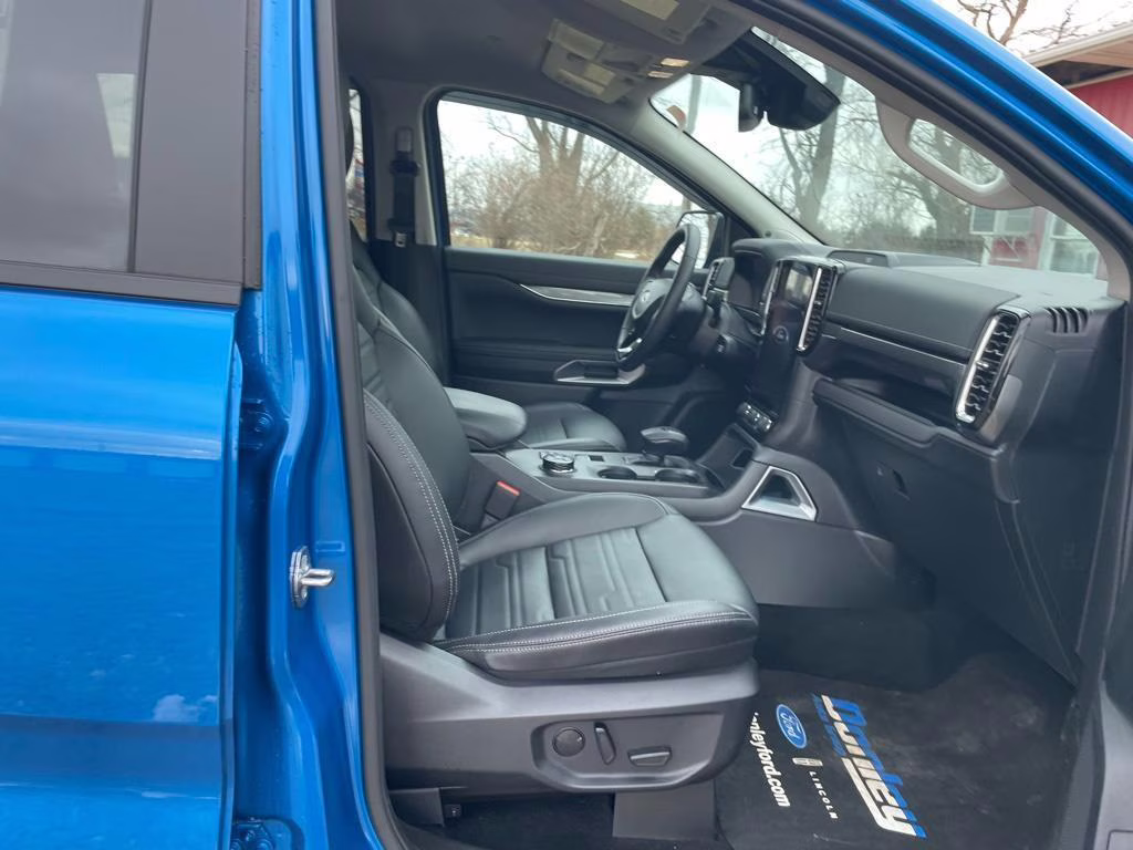 2024 Velocity Blue Ford Ranger LARIAT 4X4 Truck