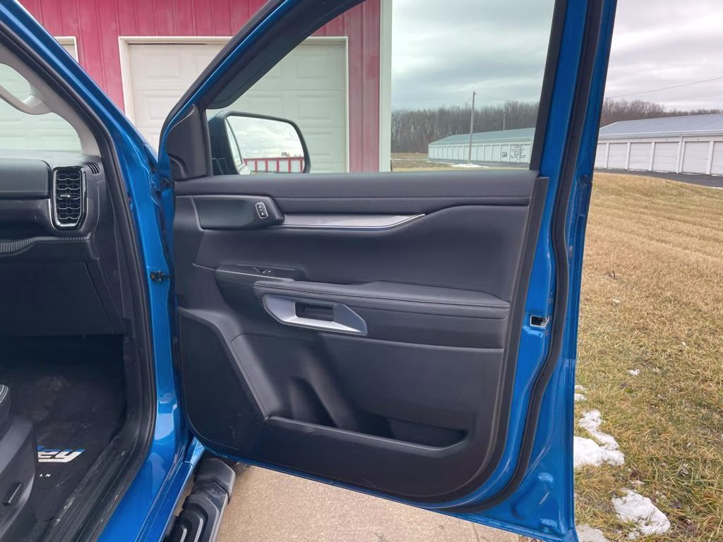 2024 Velocity Blue Ford Ranger LARIAT 4X4 Truck