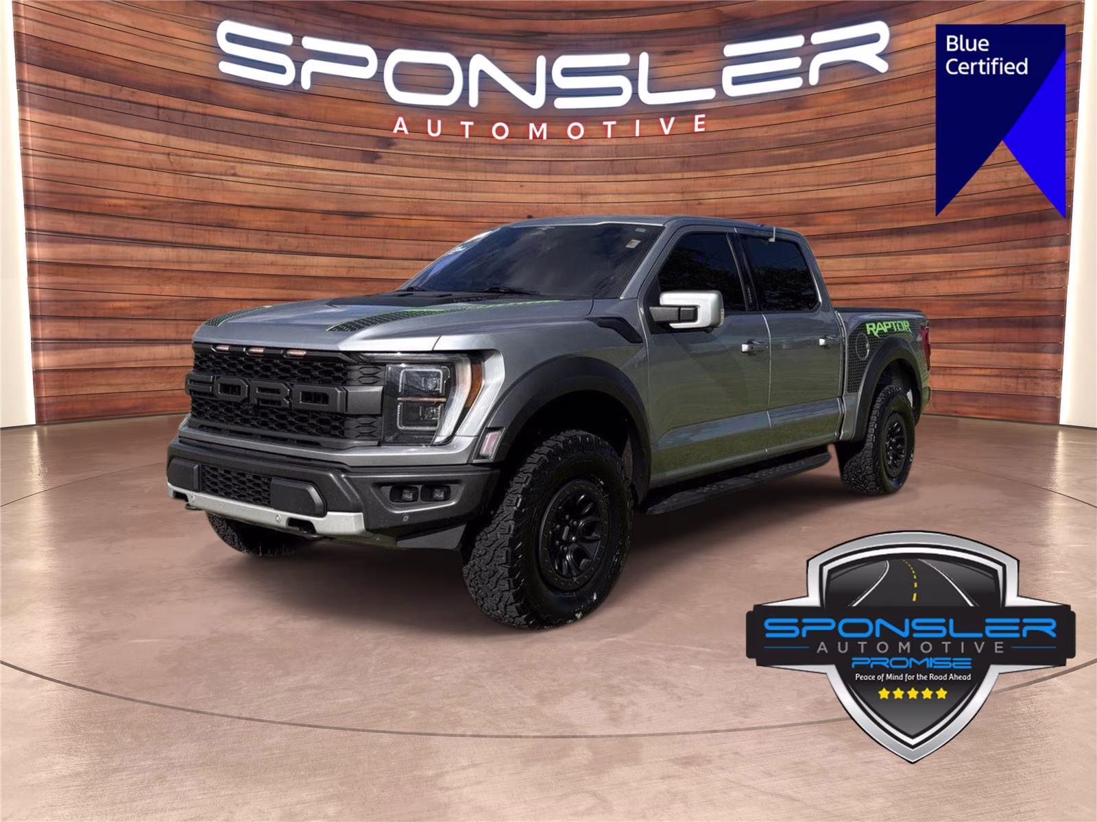 2023 Iconic Silver Ford F-150 Raptor 4X4 Truck