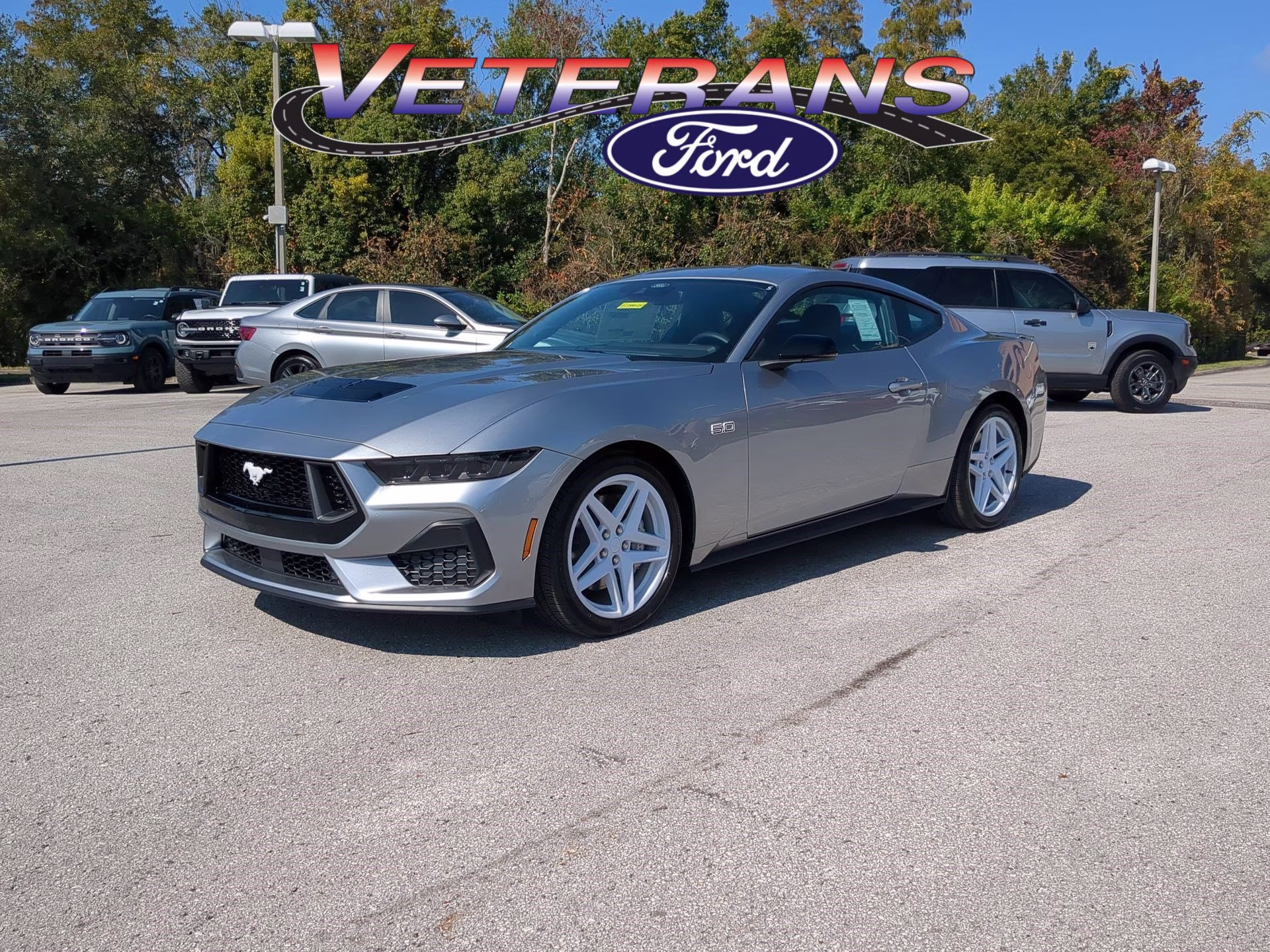2026 Iconic Silver Metallic Ford Mustang GT Premium RWD Coupe