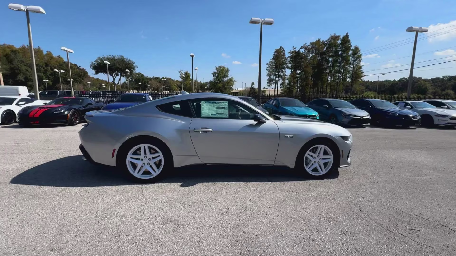2026 Iconic Silver Metallic Ford Mustang GT Premium RWD Coupe