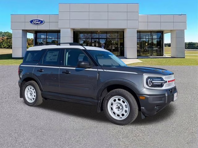 2025 Gray Metallic Ford Bronco Sport Heritage 4X4 SUV