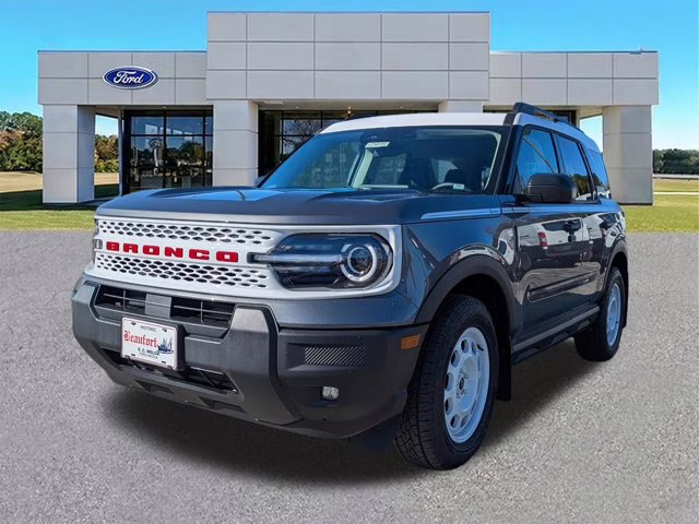 2025 Gray Metallic Ford Bronco Sport Heritage 4X4 SUV