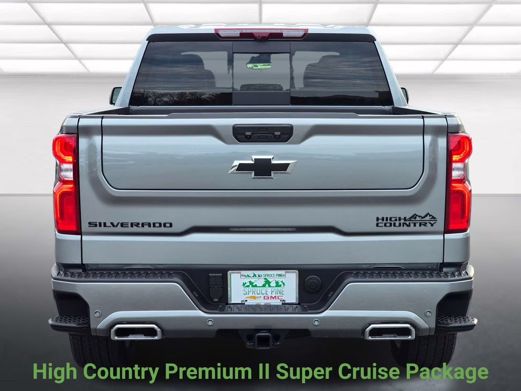 2026 Sterling Gray Metallic Chevrolet Silverado 1500 High Country 4X4 Truck