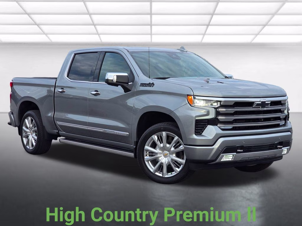 2026 Sterling Gray Metallic Chevrolet Silverado 1500 High Country 4X4 Truck