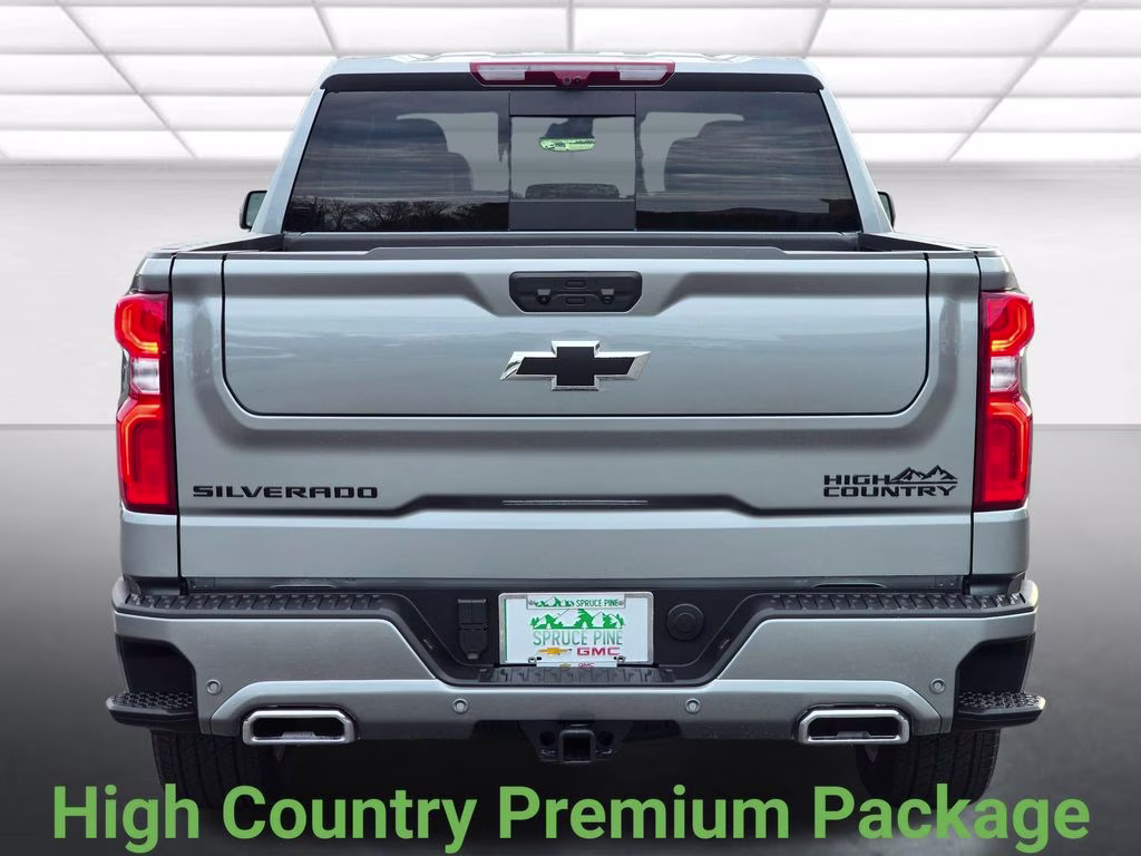 2026 Sterling Gray Metallic Chevrolet Silverado 1500 High Country 4X4 Truck