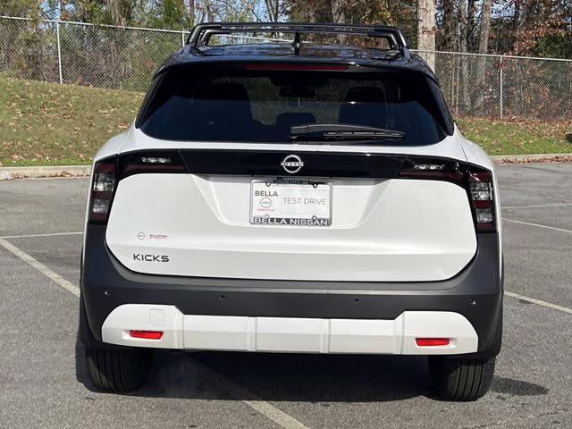 2026 Aspen White/Super Black Nissan Kicks SV FWD SUV
