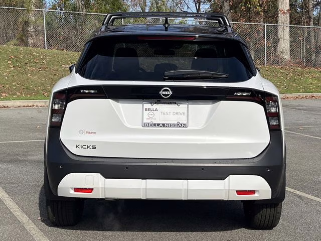 2026 Aspen White/Super Black Nissan Kicks SV FWD SUV