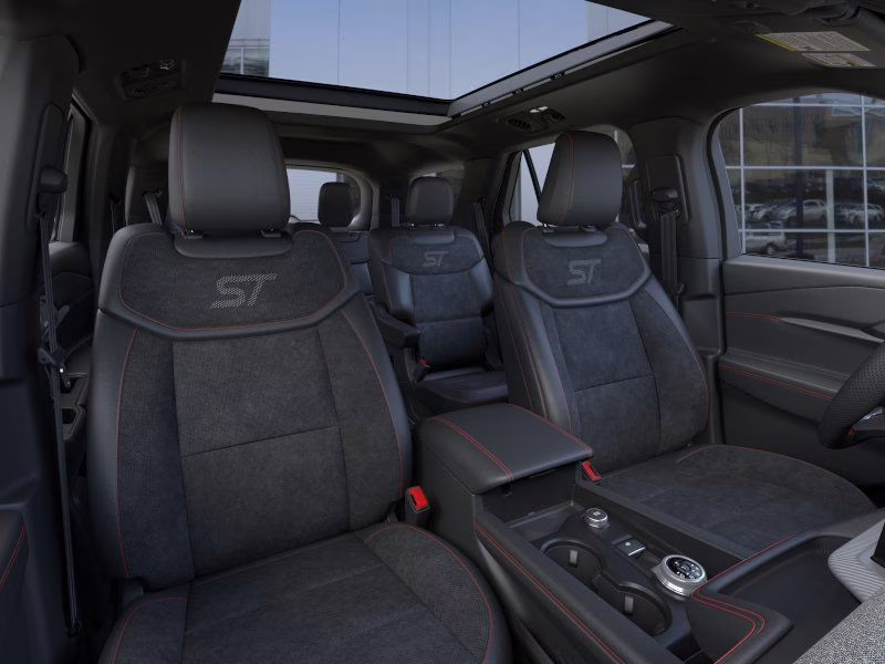 2026 Star White Metallic Tri-Coat Ford Explorer ST 4X4 SUV