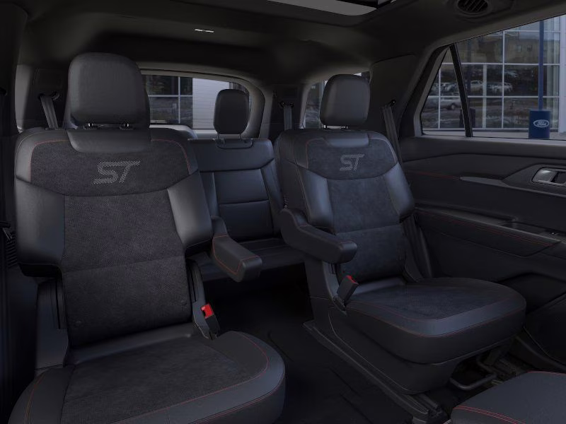 2026 Star White Metallic Tri-Coat Ford Explorer ST 4X4 SUV