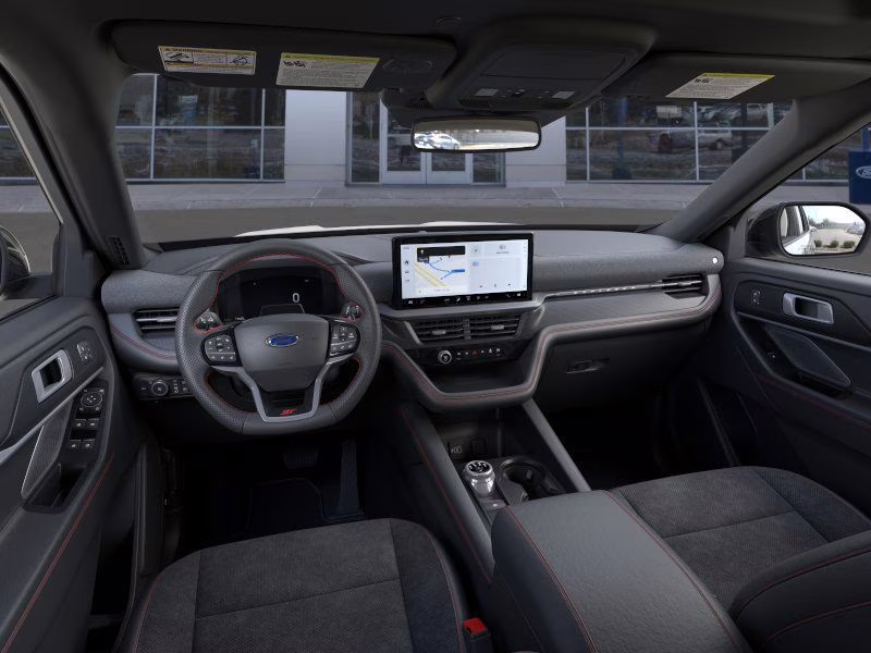 2026 Star White Metallic Tri-Coat Ford Explorer ST 4X4 SUV