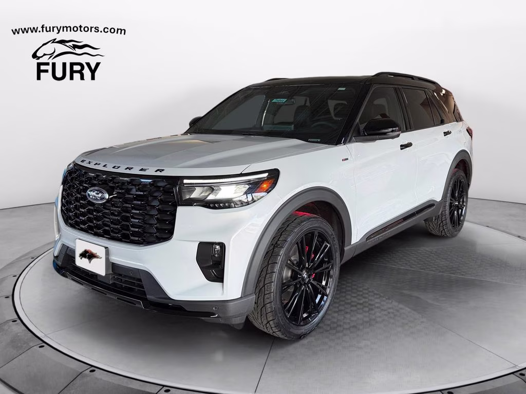 2026 Space White Metallic Ford Explorer ST-Line 4X4 SUV