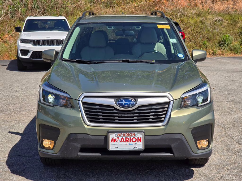 2021 Jasper Green Metallic Subaru Forester Premium AWD SUV